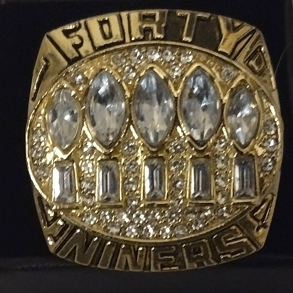 STEVE YOUNG MEN'S SIZE 13 (49ERS) MVP SUPER BOWL CHAMPIONSHIP RING & BLACK BOX!